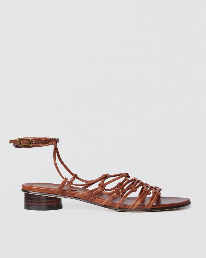 Evan Sandal - Cinnamon Leather